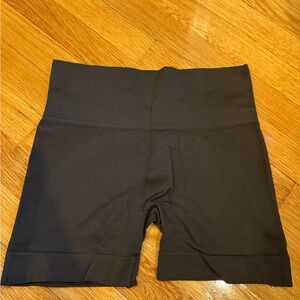 Brown set active biker shorts